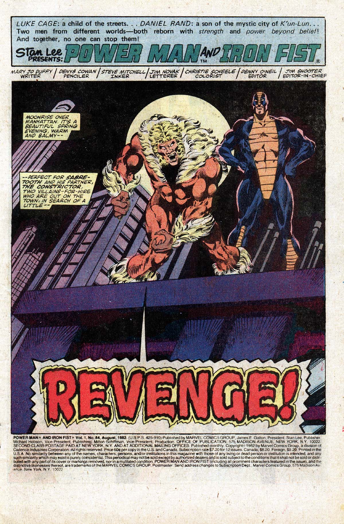 Read online Power Man and Iron Fist (1978) comic -  Issue #84 - 2