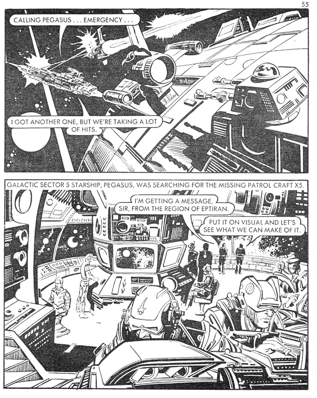 Read online Starblazer comic -  Issue #106 - 55