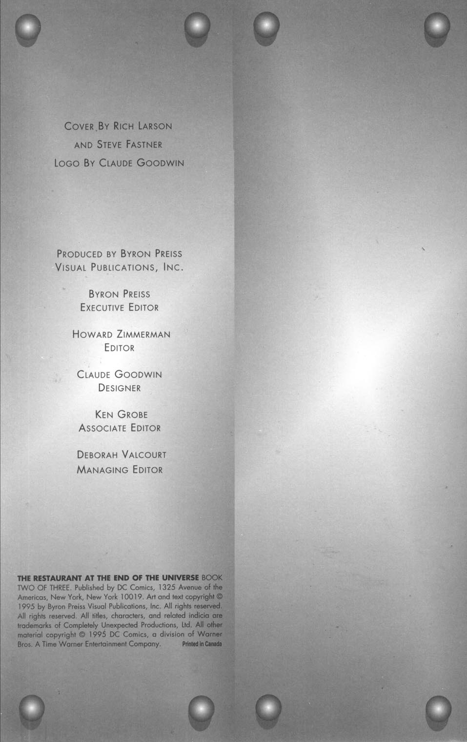 Read online The Restaurant at the End of the Universe comic -  Issue #2 - 2