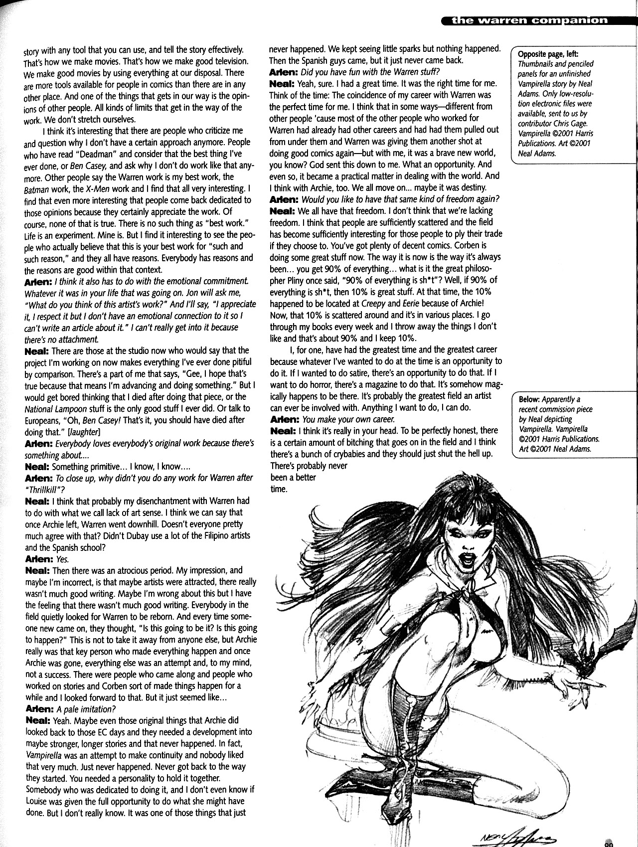 Read online Warren Companion comic -  Issue # TPB (Part 1) - 89