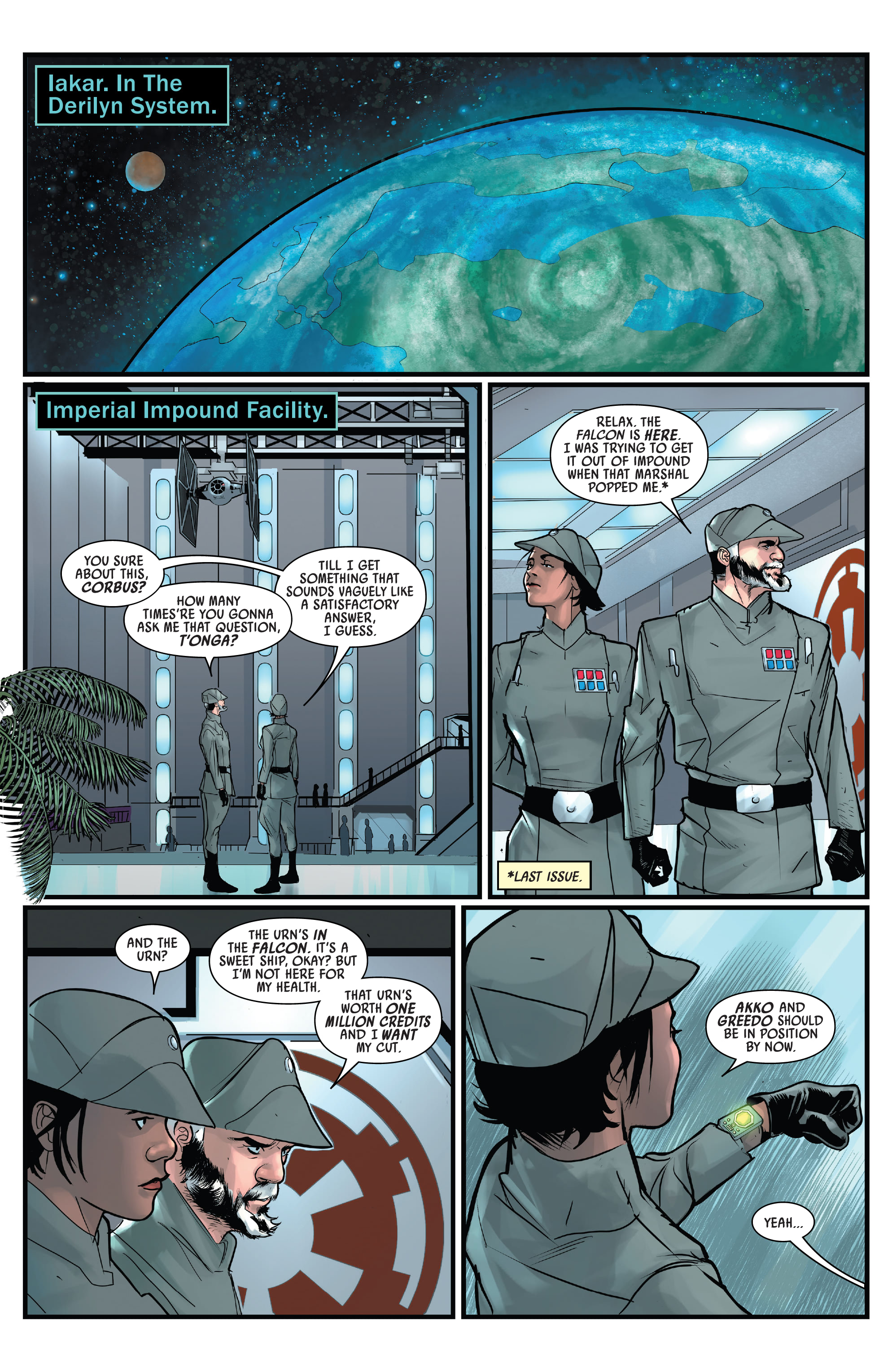 Read online Star Wars: Han Solo & Chewbacca comic -  Issue #6 - 7