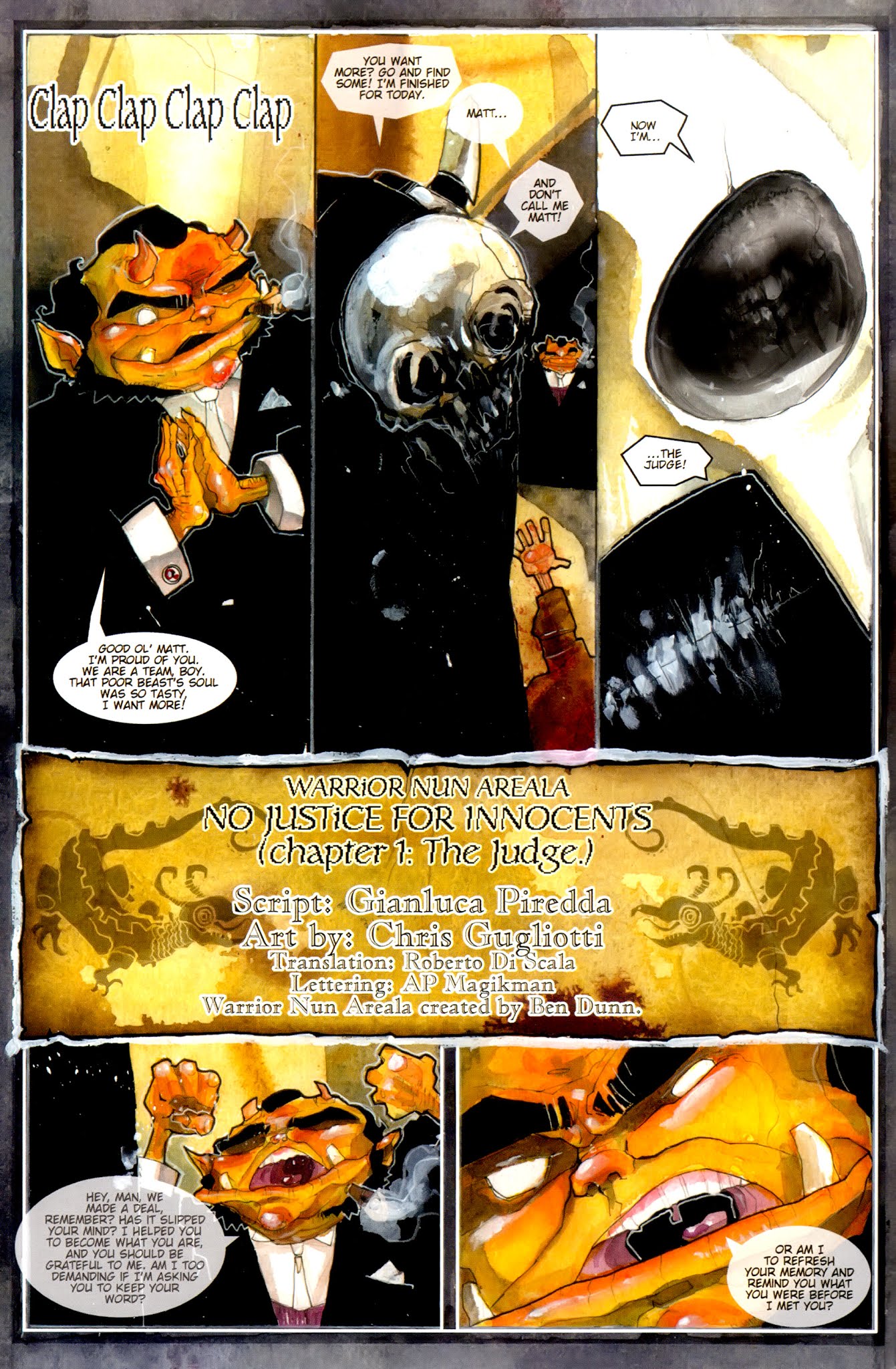 Read online Warrior Nun Areala: No Justice For Innocents comic -  Issue # Full - 4