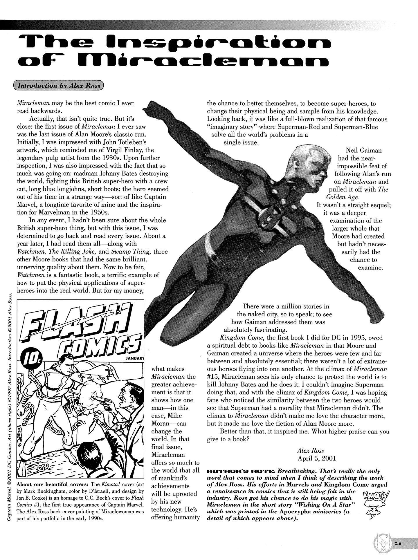 Read online Kimota!: The Miracleman Companion comic -  Issue # Full - 6