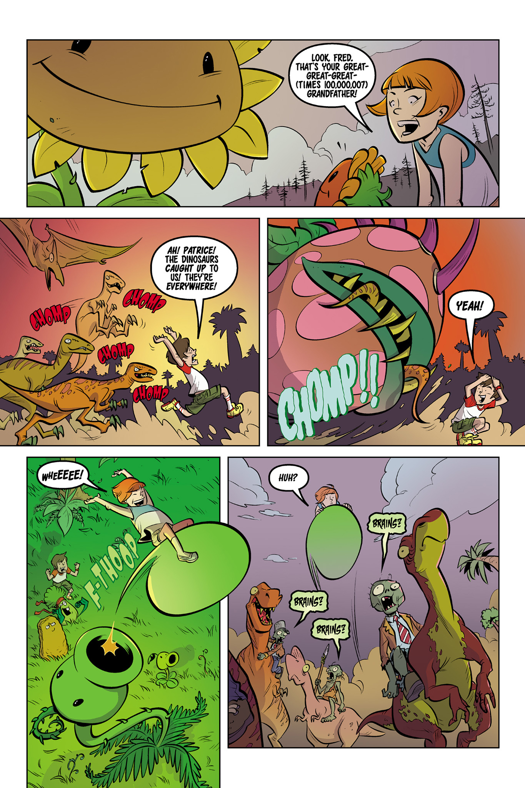 Read online Plants vs. Zombies: Timepocalypse comic -  Issue #3 - 7