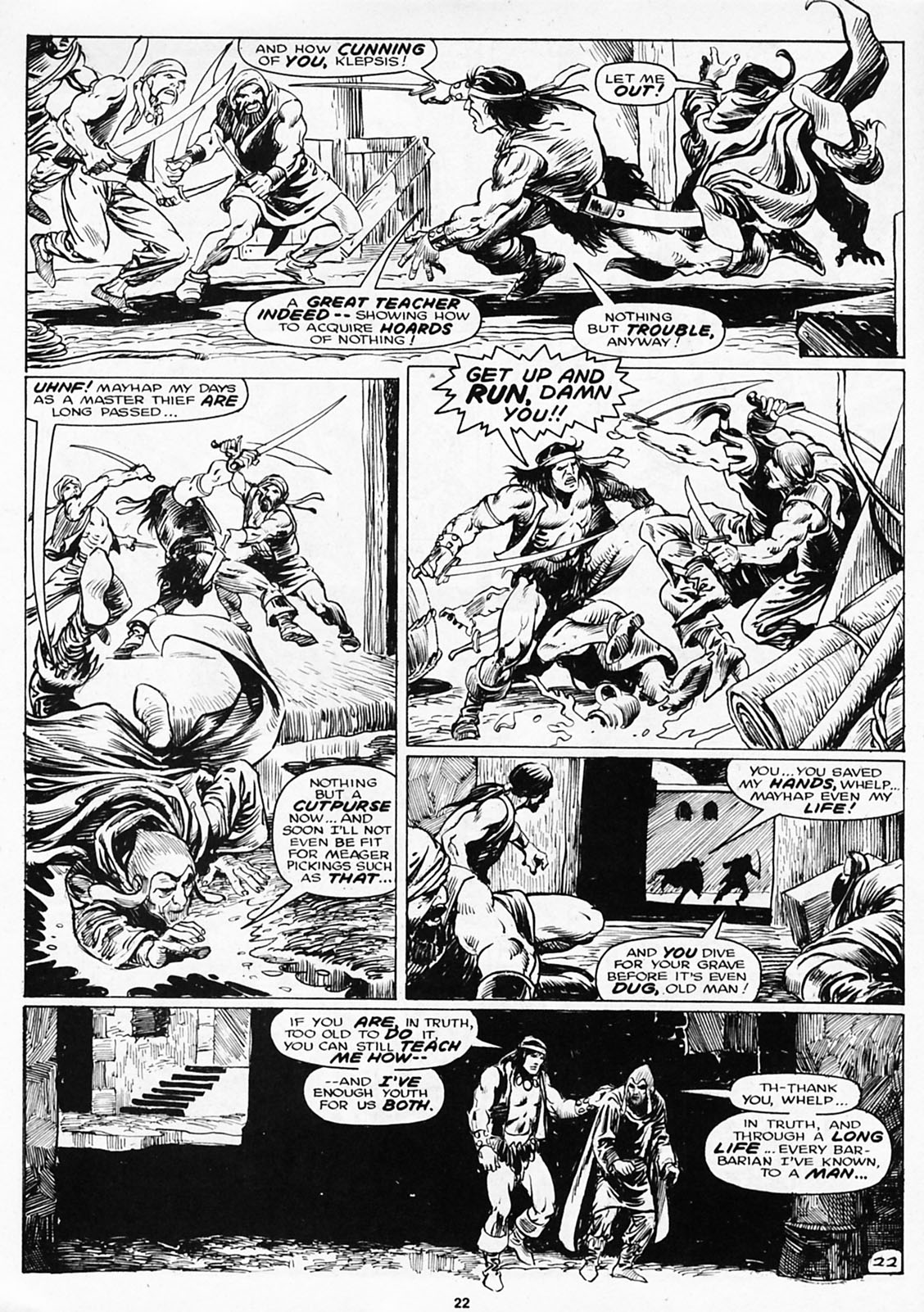 Read online The Savage Sword Of Conan comic -  Issue #180 - 24