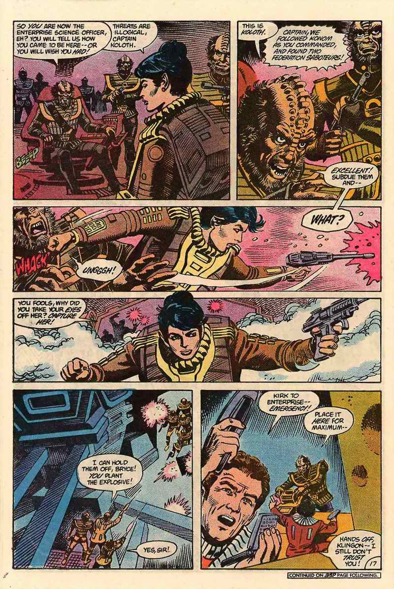 Read online Star Trek (1984) comic -  Issue #2 - 18