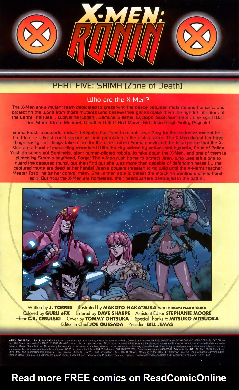 Read online X-Men: Ronin comic -  Issue #5 - 2