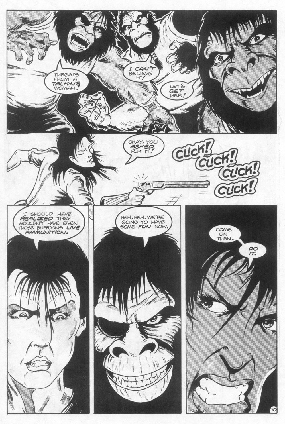 Read online Planet of the Apes (1990) comic -  Issue #23 - 12