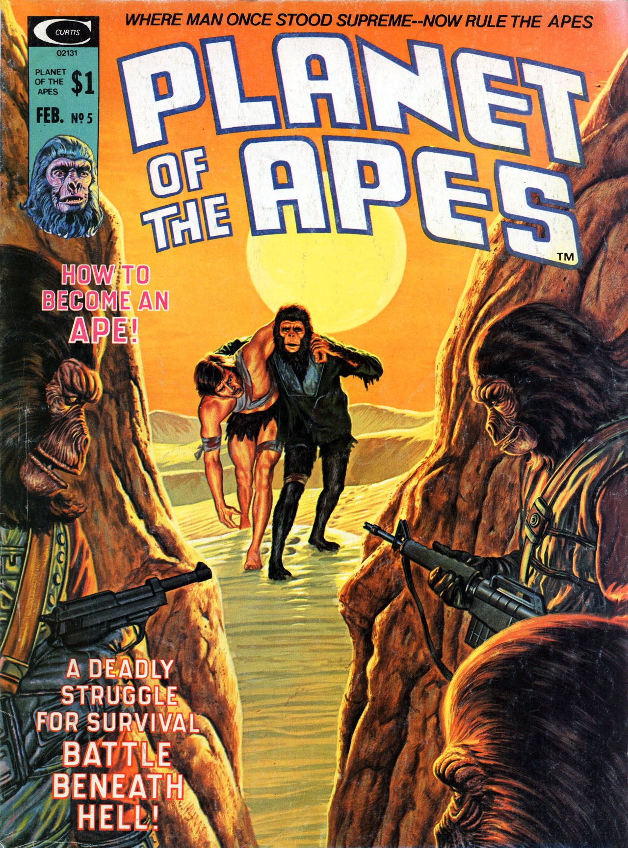 Read online Planet of the Apes comic -  Issue #5 - 1