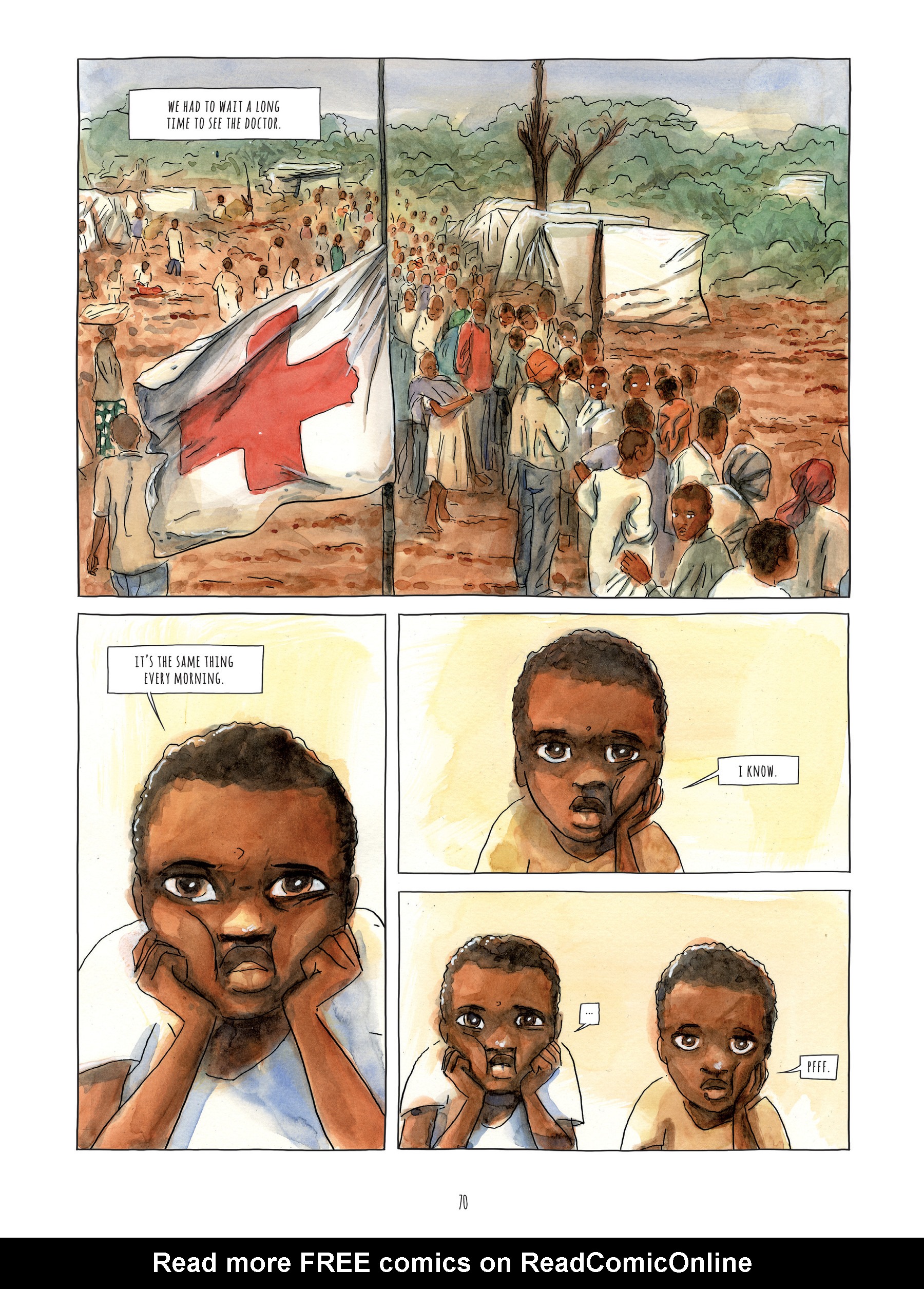 Read online Alice on the Run: One Child's Journey Through the Rwandan Civil War comic -  Issue # TPB - 69