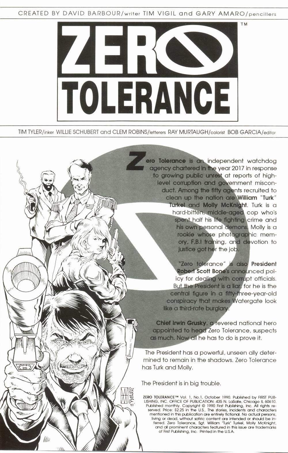 Read online Zero Tolerance comic -  Issue #1 - 2