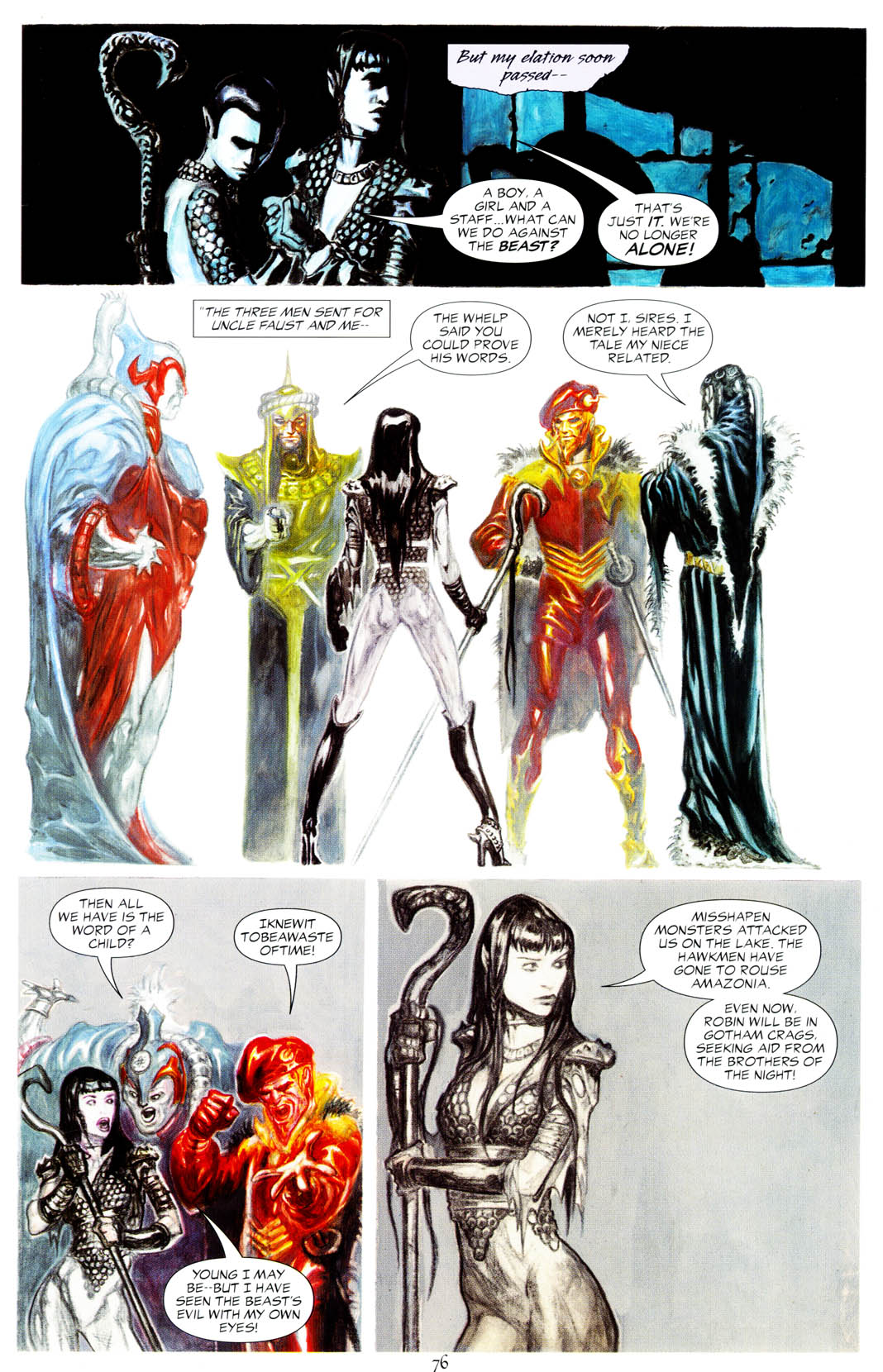 Read online JLA: Riddle of the Beast comic -  Issue # Full - 76