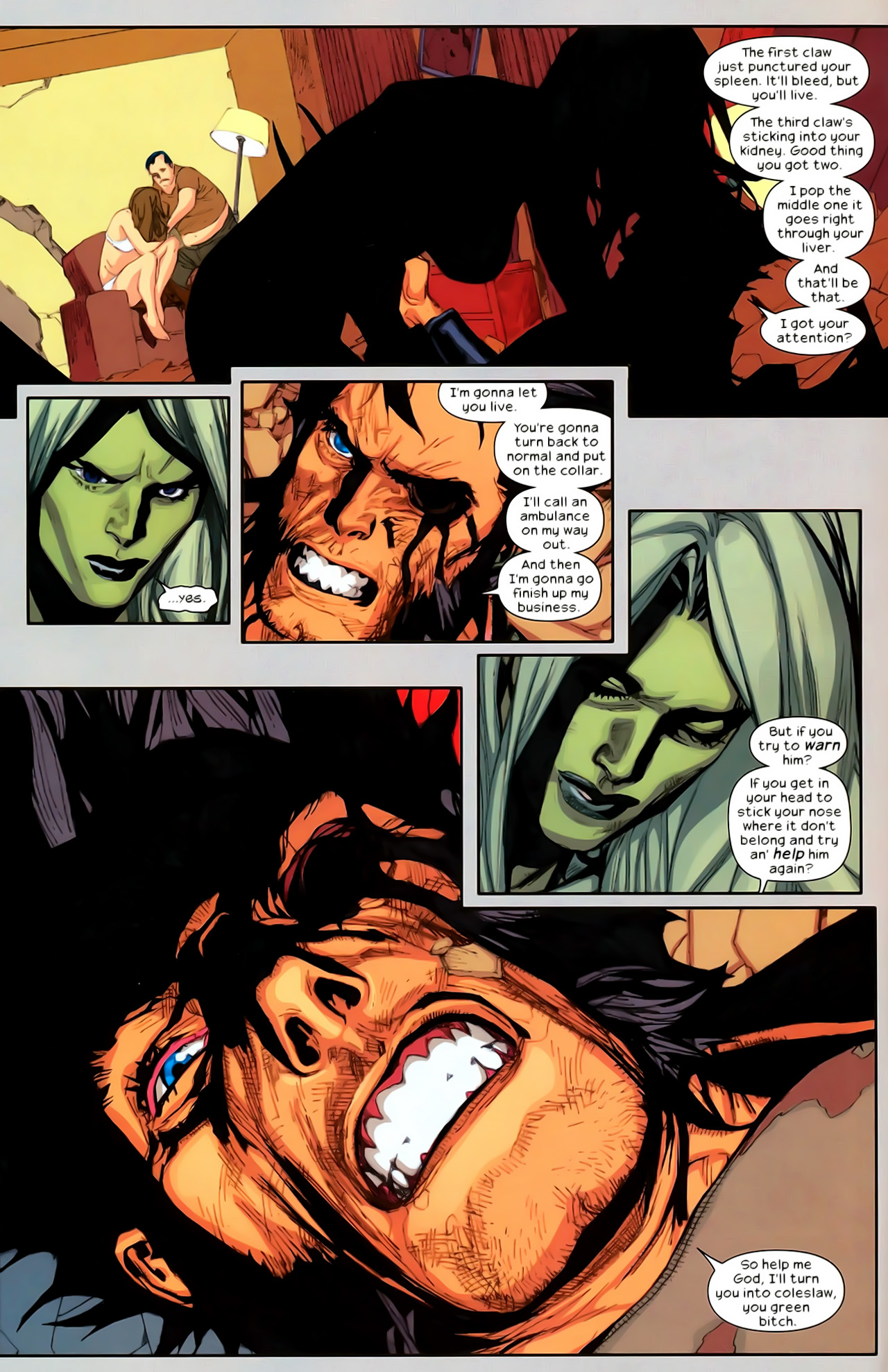Read online Ultimate Wolverine vs. Hulk comic -  Issue #6 - 10