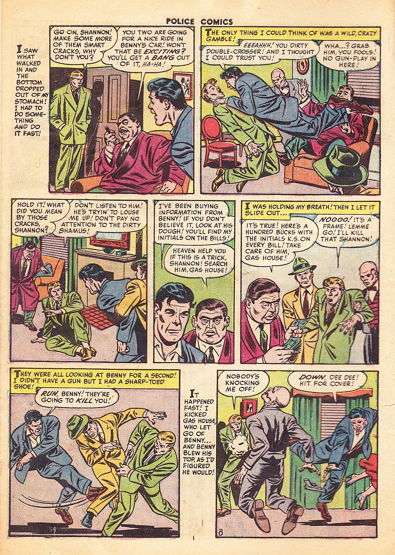 Read online Police Comics comic -  Issue #110 - 12