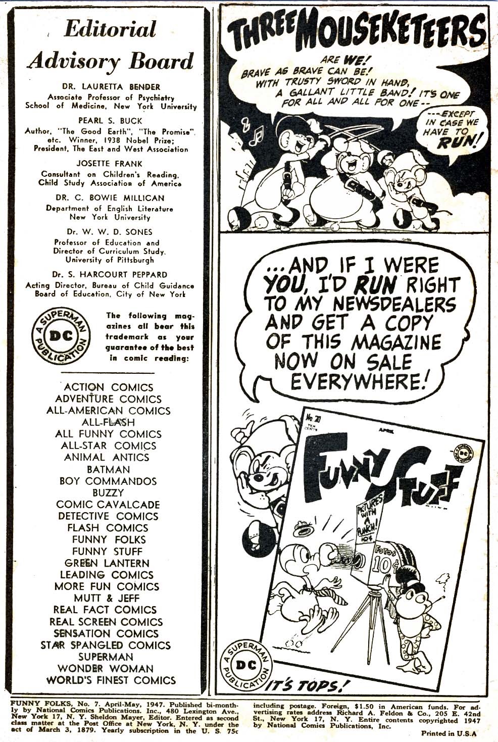 Read online Funny Folks comic -  Issue #7 - 2