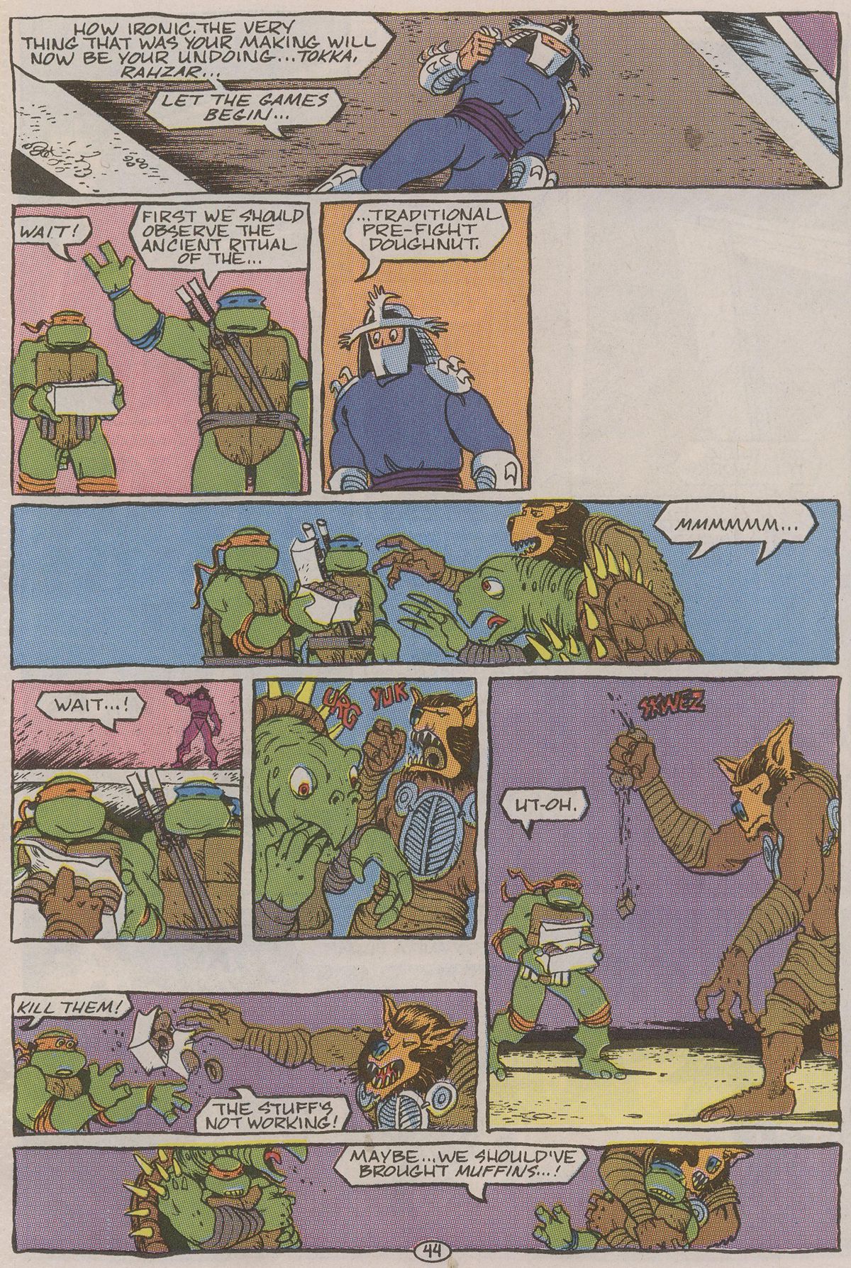 Read online Teenage Mutant Ninja Turtles II: The Secret of the Ooze Official Movie Adaptation comic -  Issue # Full - 45