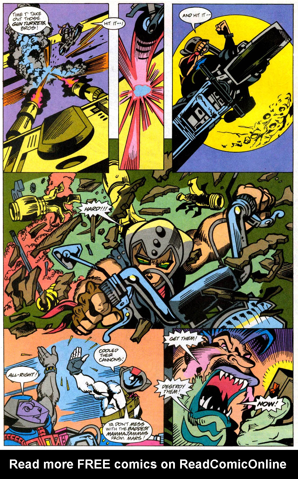Read online Biker Mice from Mars comic -  Issue #3 - 4