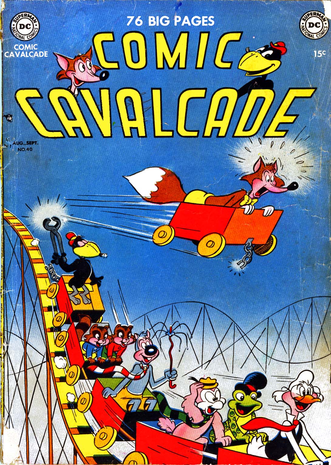 Read online Comic Cavalcade comic -  Issue #40 - 1