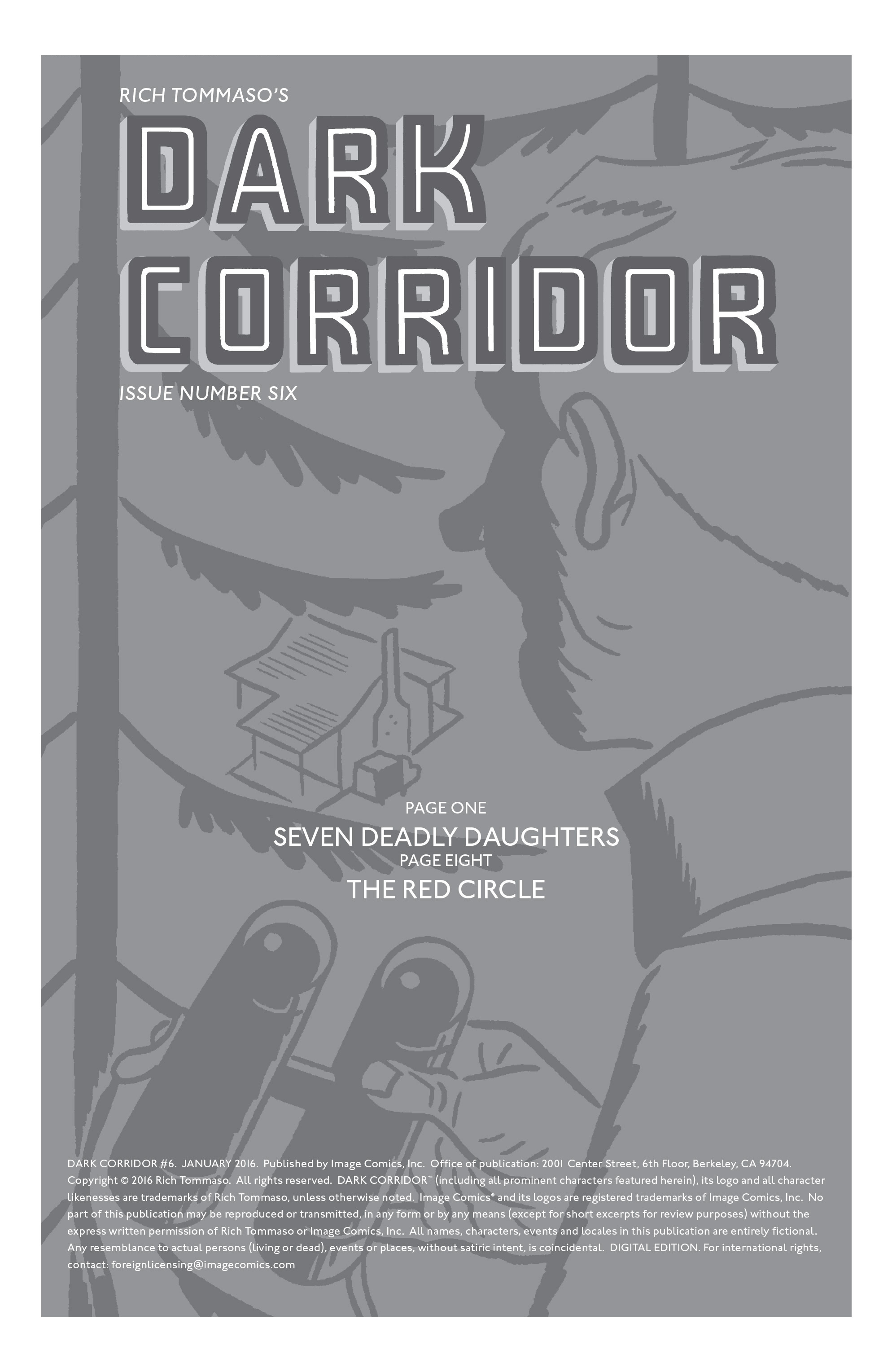 Read online Dark Corridor comic -  Issue #6 - 2