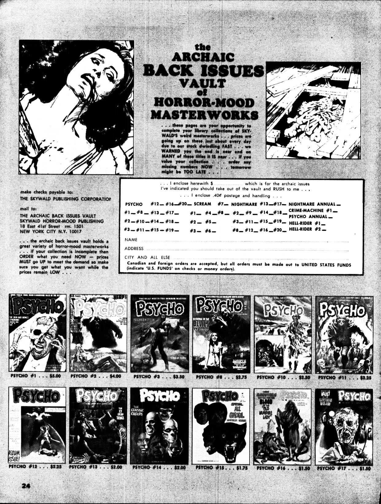 Read online Nightmare (1970) comic -  Issue #23 - 24