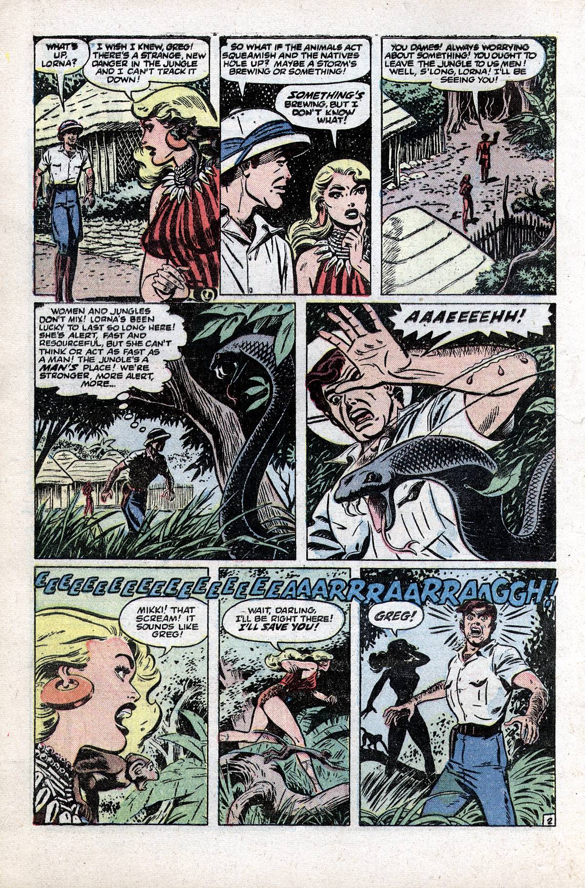 Read online Lorna, The Jungle Girl comic -  Issue #7 - 4