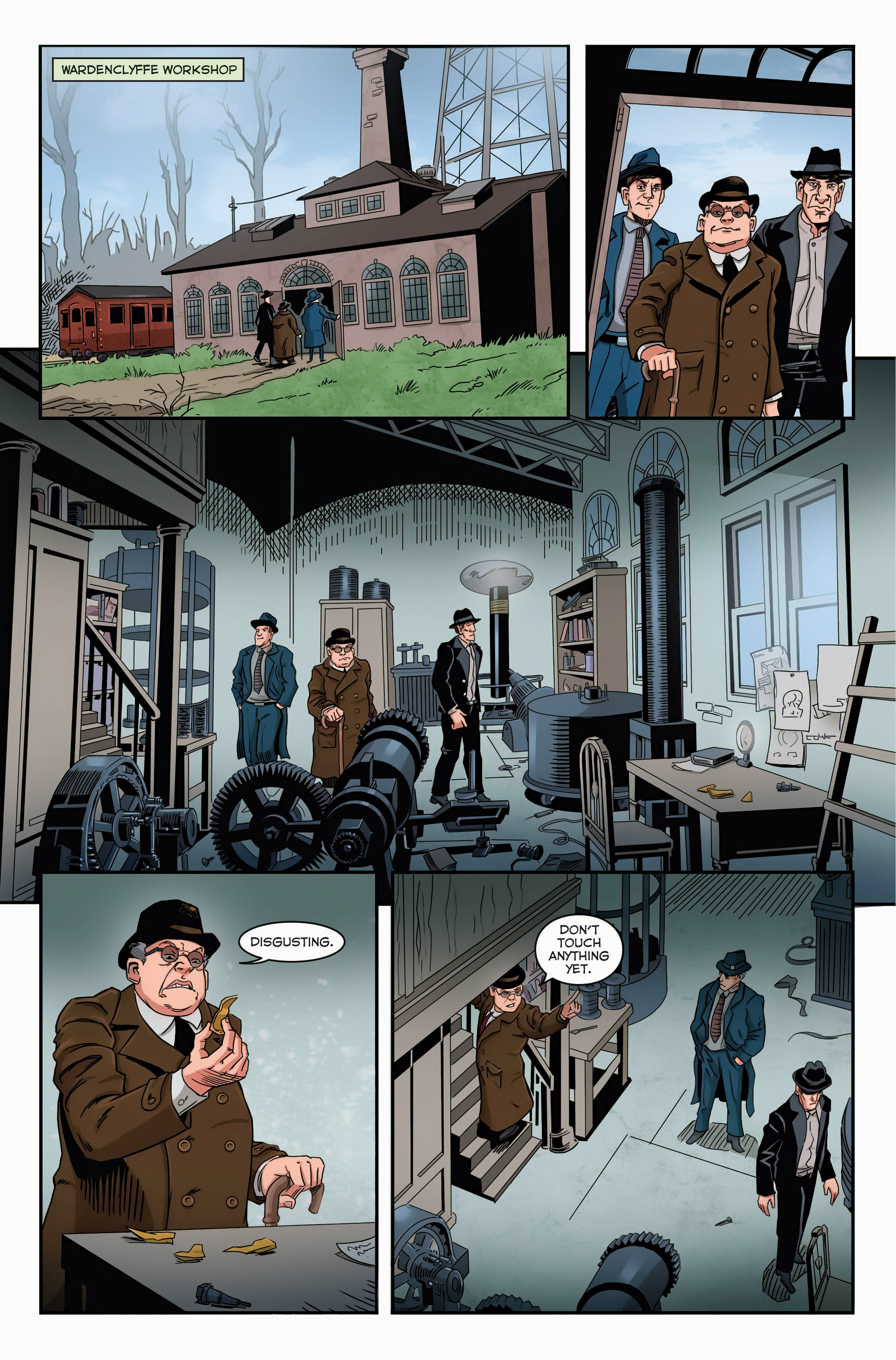 Read online Herald: Lovecraft and Tesla comic -  Issue #2 - 14