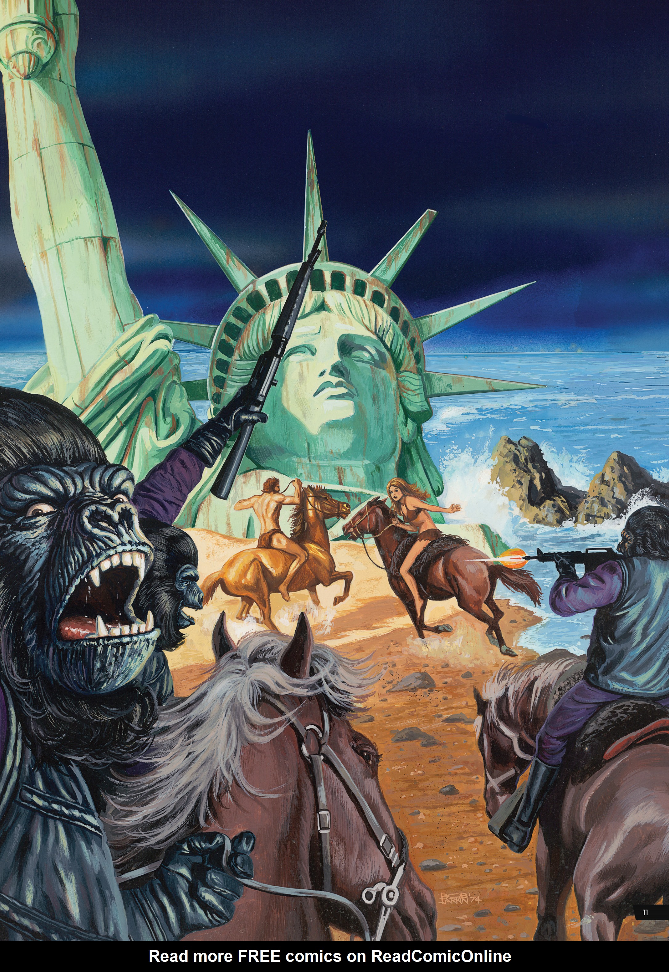 Read online Planet of the Apes Artist Tribute comic -  Issue # TPB - 11