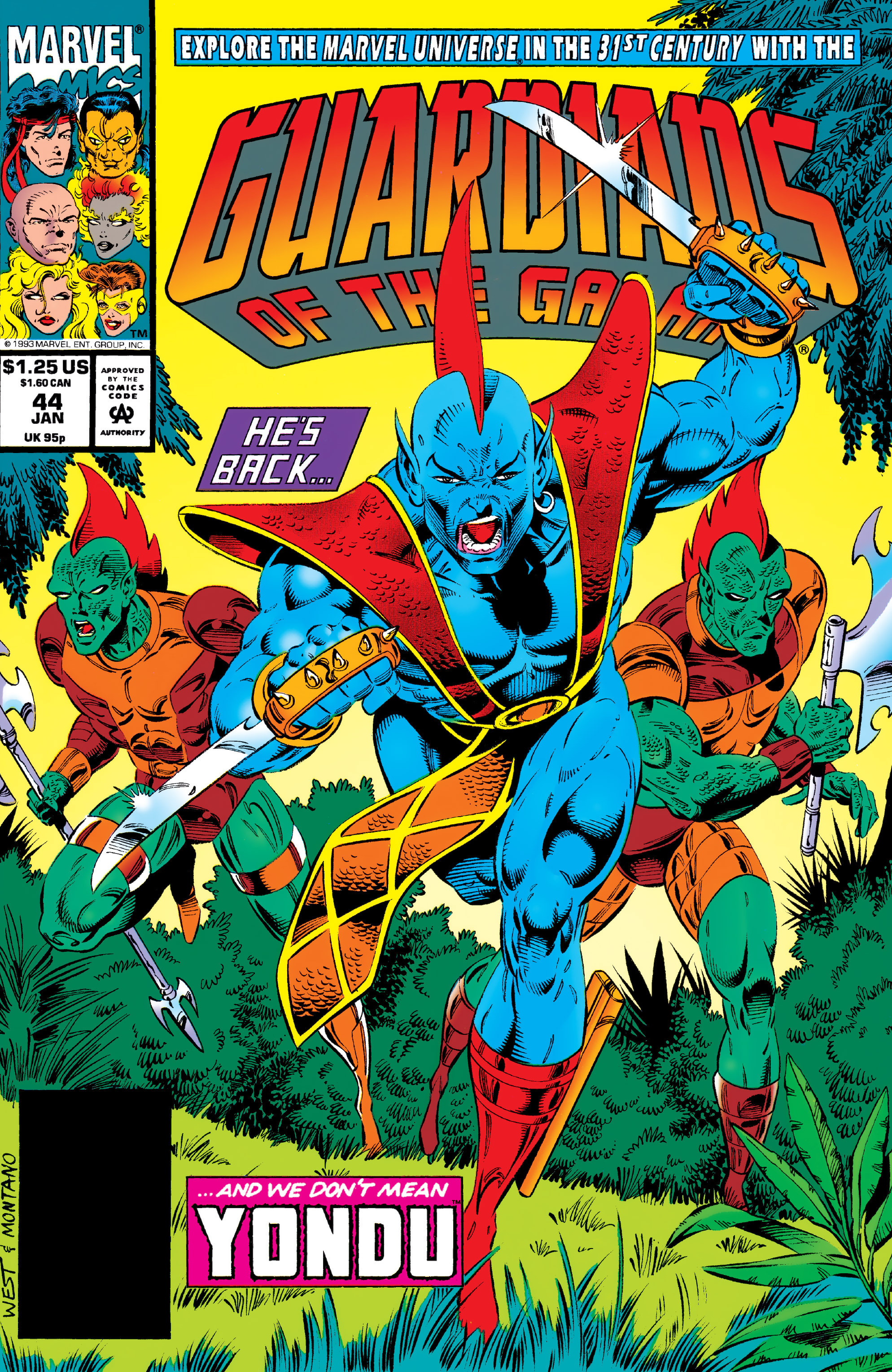 Read online Guardians of the Galaxy (1990) comic -  Issue # _TPB In The Year 3000 2 (Part 1) - 96