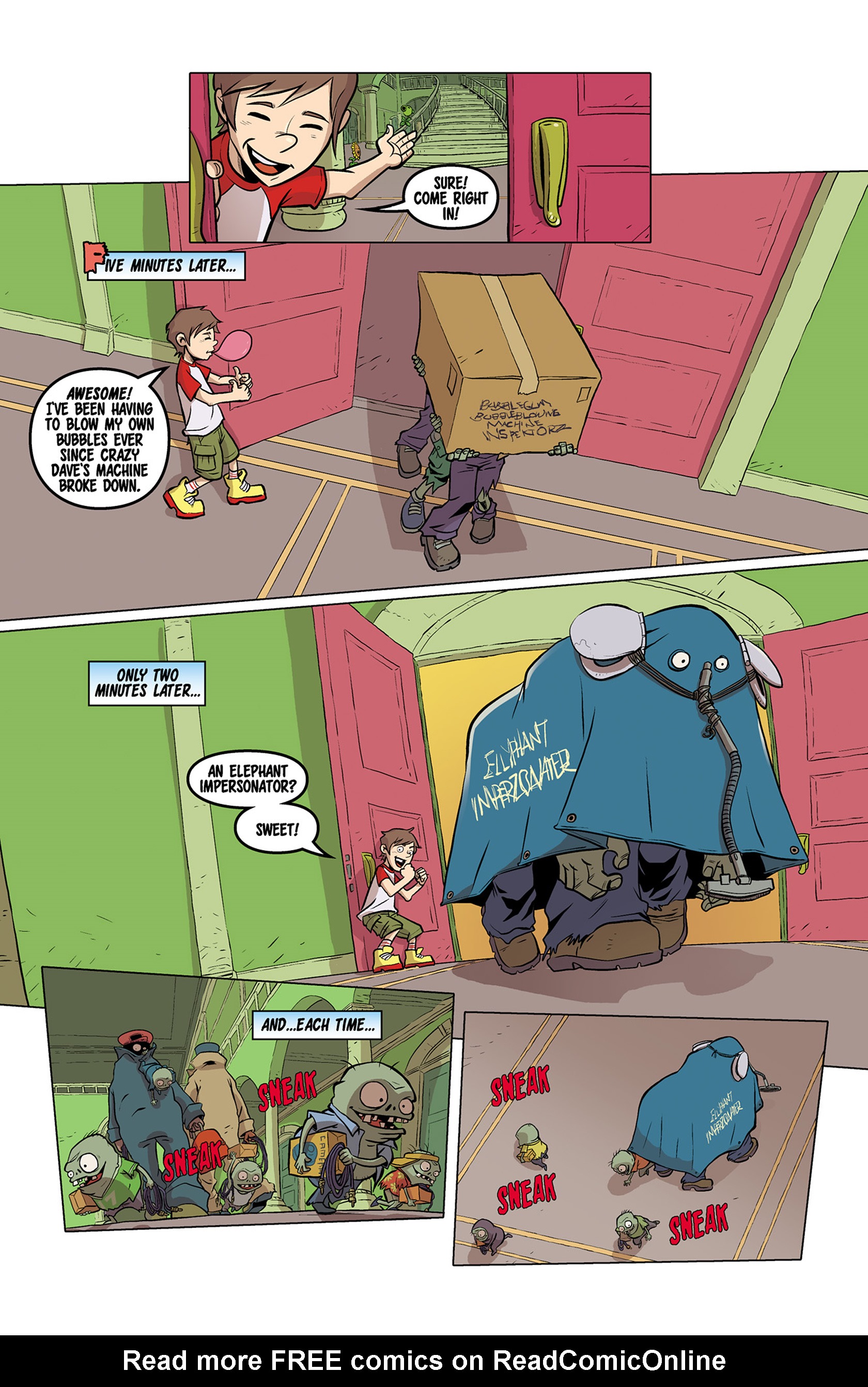 Read online Plants vs. Zombies: Grown Sweet Home comic -  Issue #4 - 16