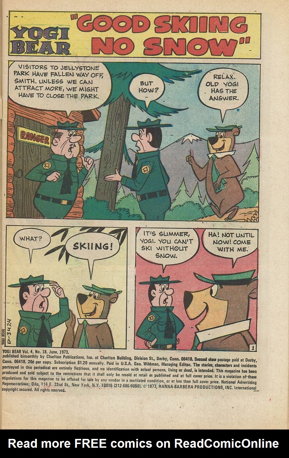 Read online Yogi Bear (1970) comic -  Issue #18 - 3