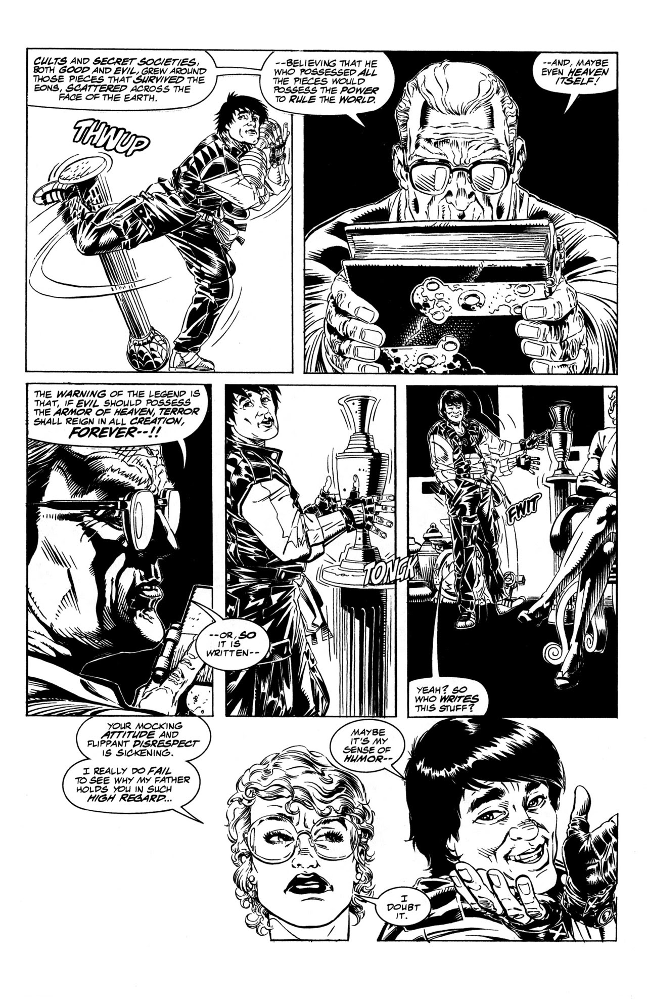Read online Jackie Chan's Spartan X: Hell Bent Hero For Hire comic -  Issue #1 - 16