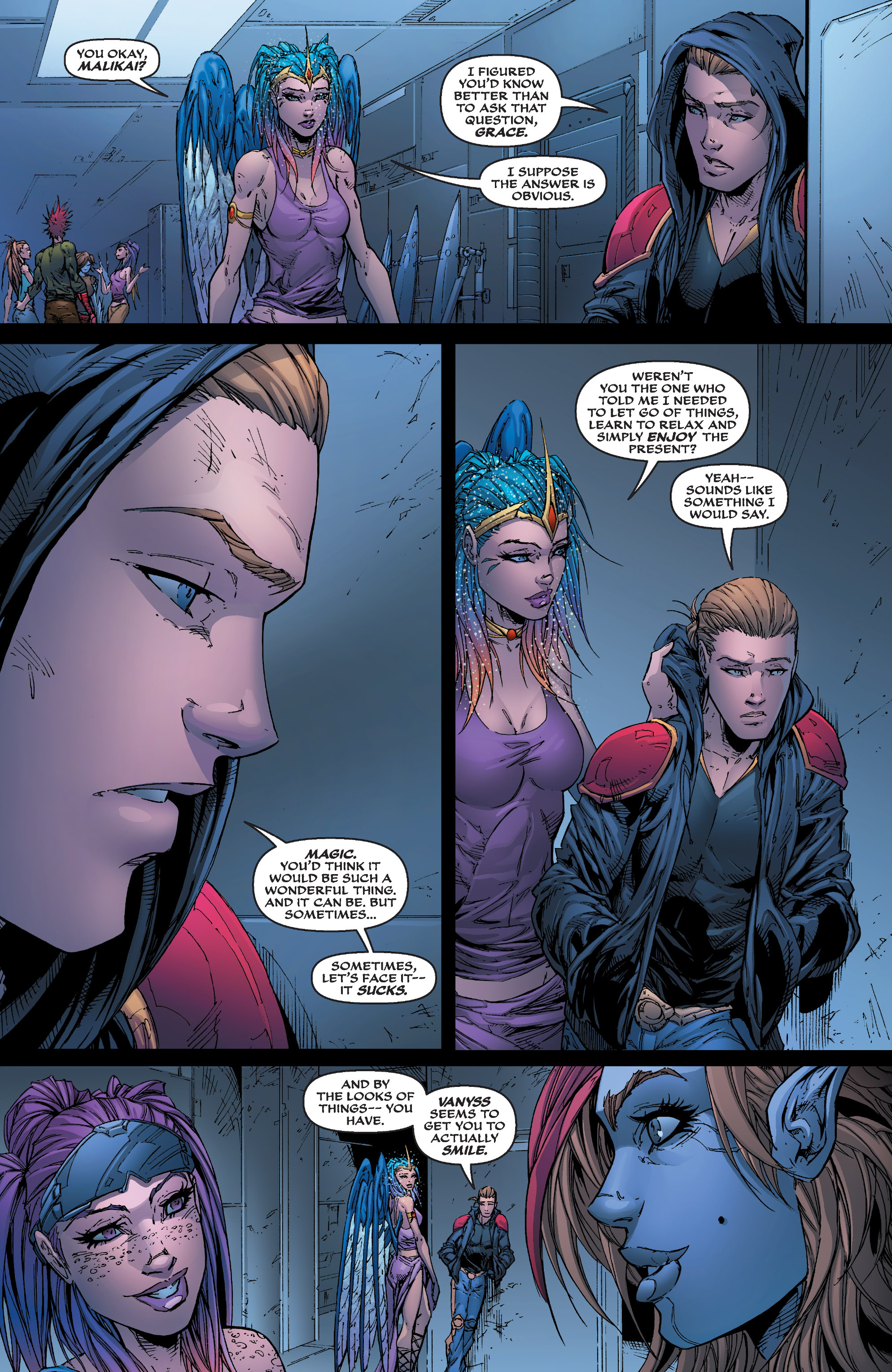 Read online Michael Turner's Soulfire (2013) comic -  Issue #7 - 9
