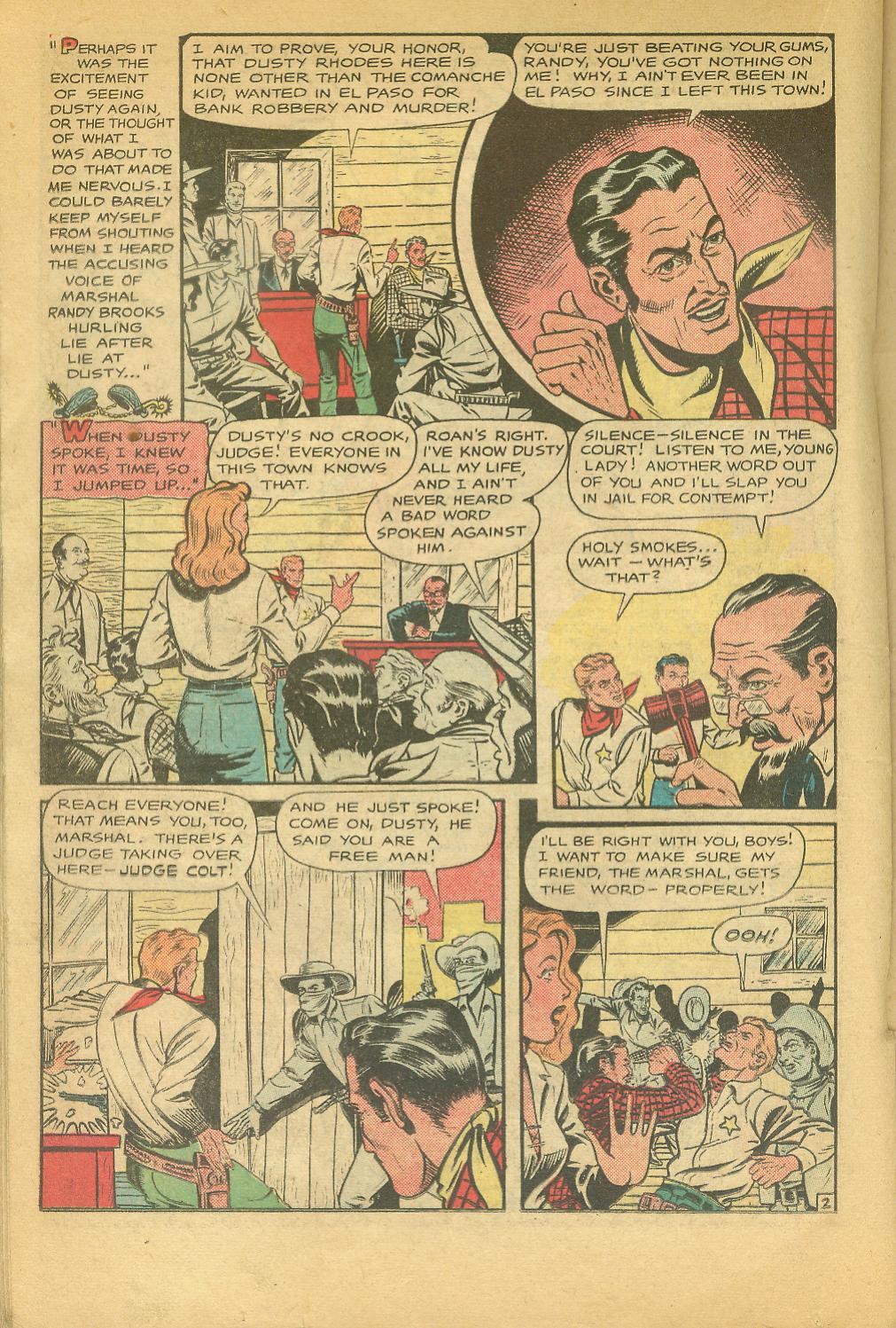 Read online Cowgirl Romances (1950) comic -  Issue #2 - 27
