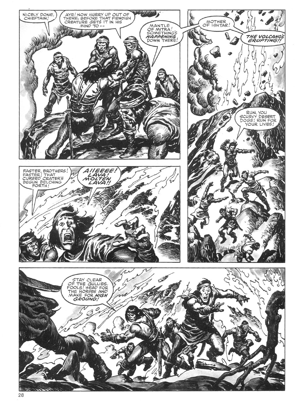 Read online The Savage Sword Of Conan comic -  Issue #87 - 28