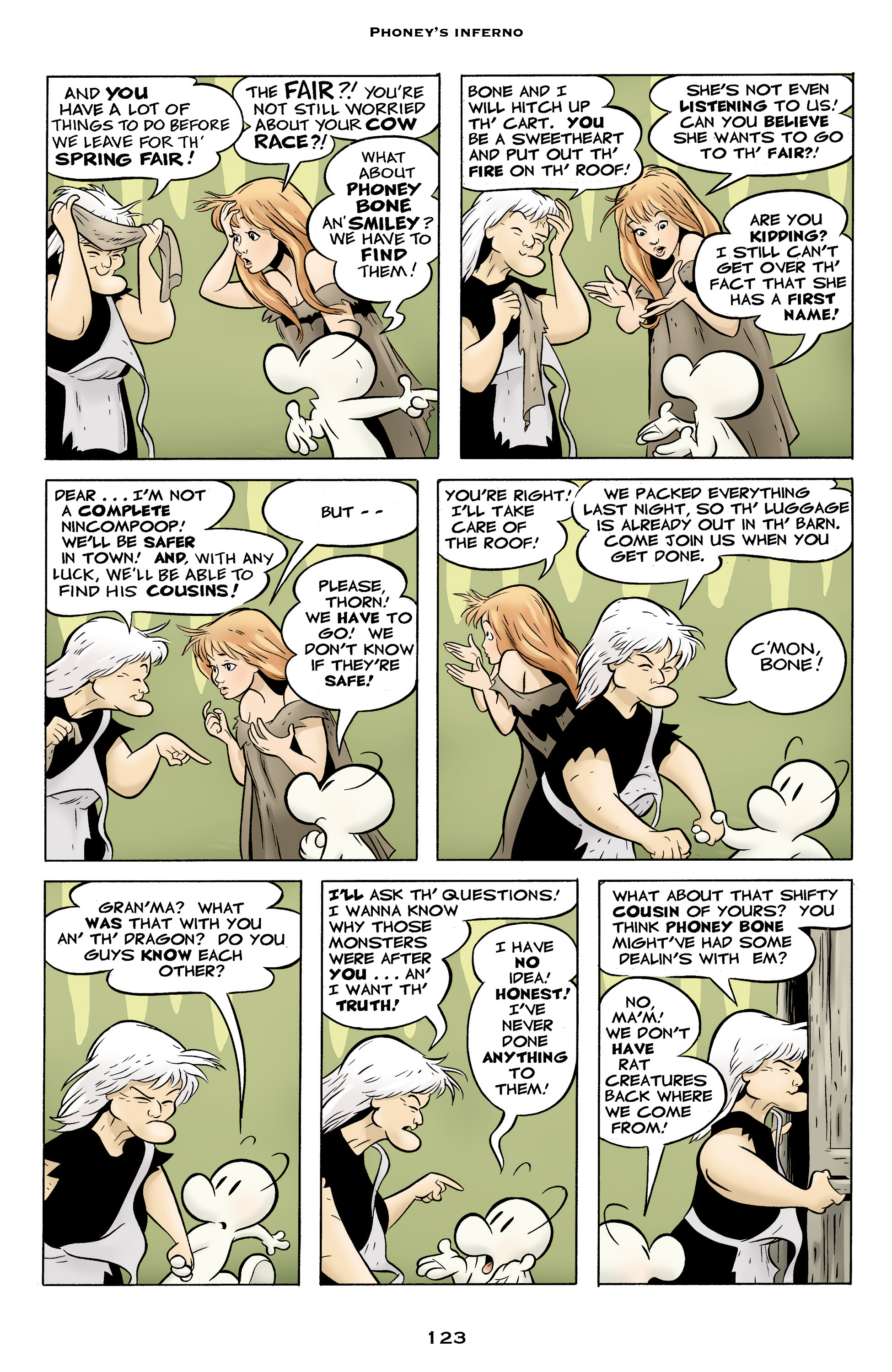 Read online Bone: Out From Boneville comic -  Issue # TPB - 123