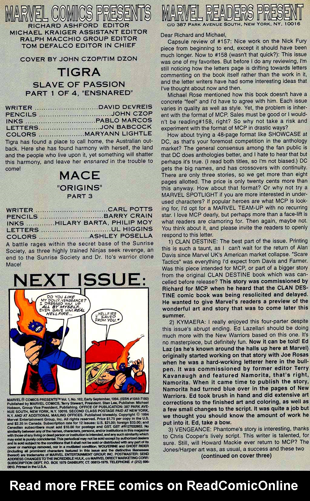Read online Marvel Comics Presents (1988) comic -  Issue #162 - 2