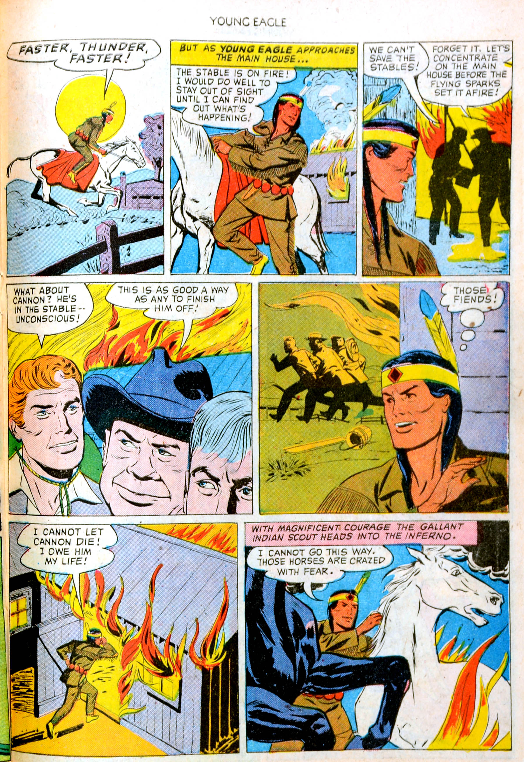 Read online Young Eagle comic -  Issue #4 - 21