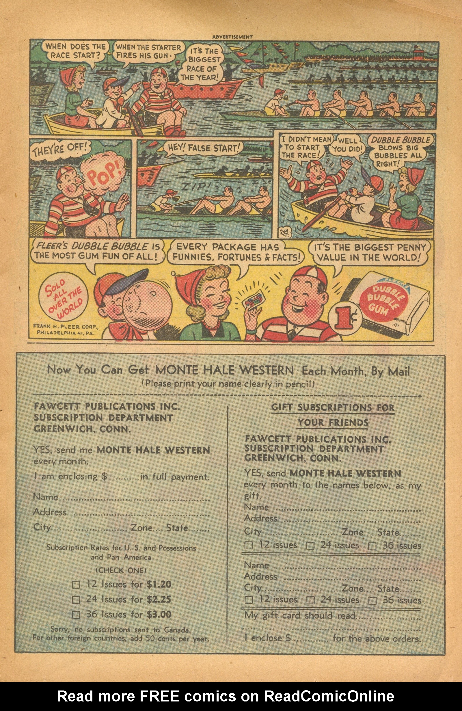 Read online Monte Hale Western comic -  Issue #72 - 11