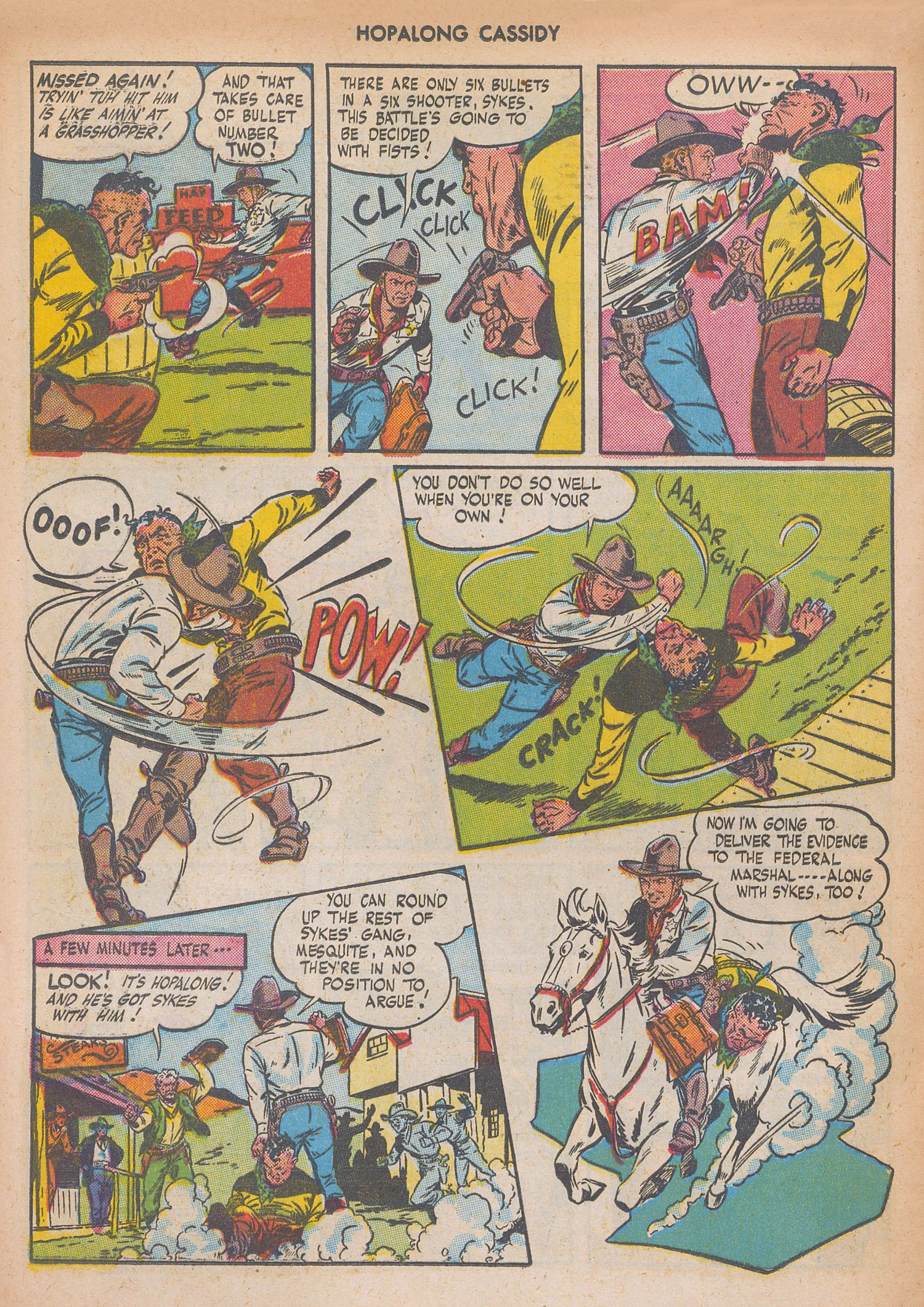 Read online Hopalong Cassidy comic -  Issue #7 - 28