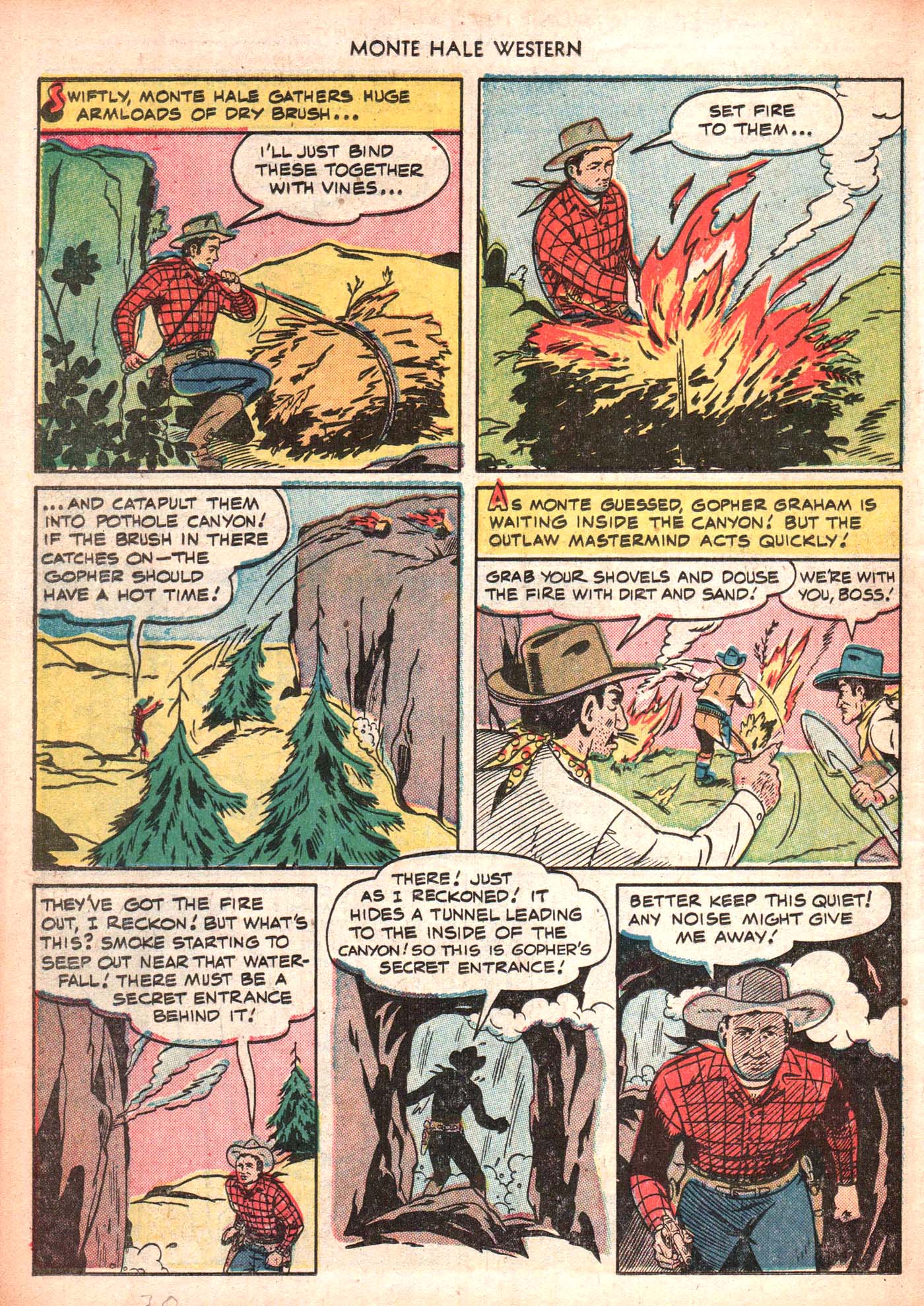 Read online Monte Hale Western comic -  Issue #50 - 30
