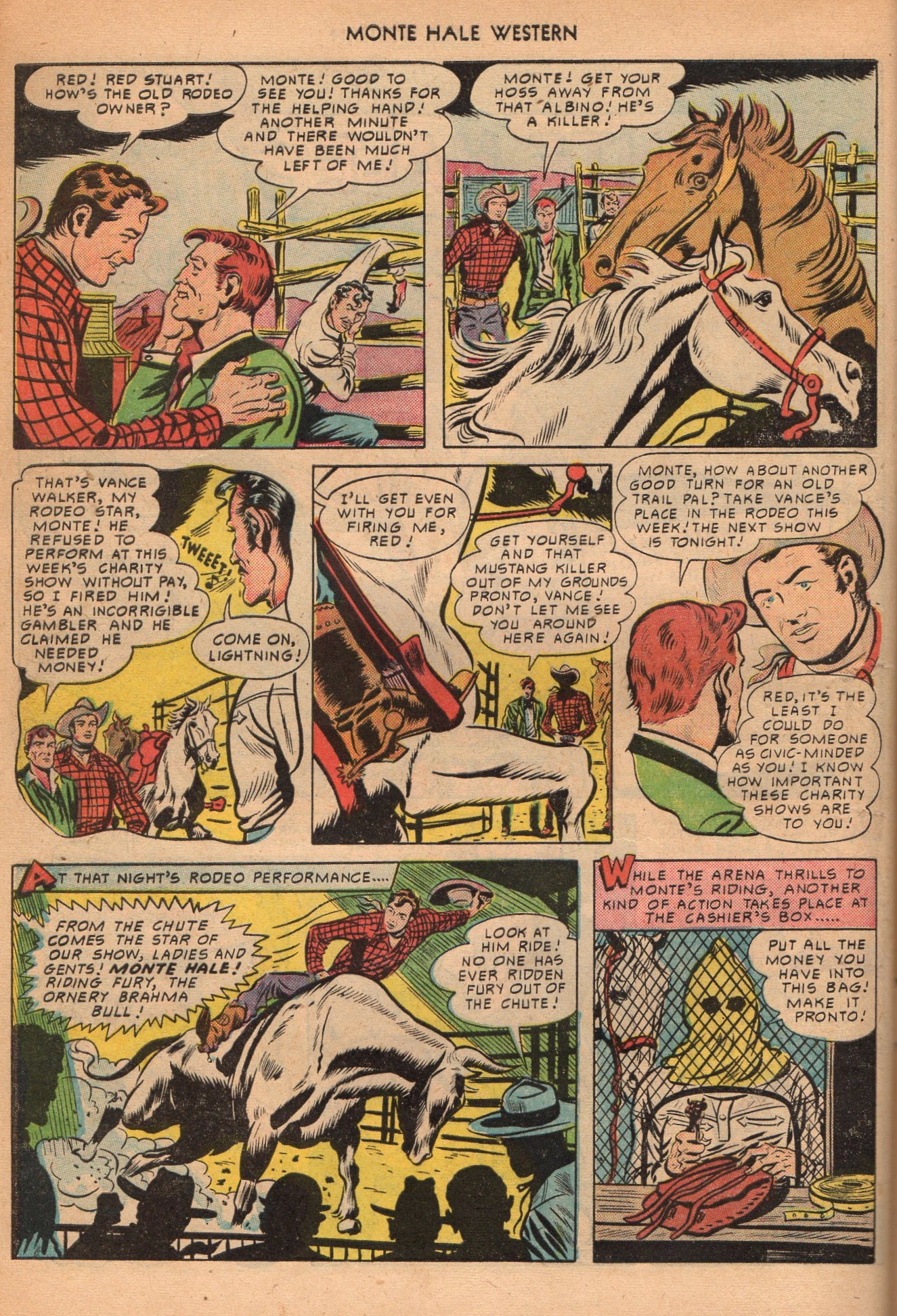 Read online Monte Hale Western comic -  Issue #51 - 20