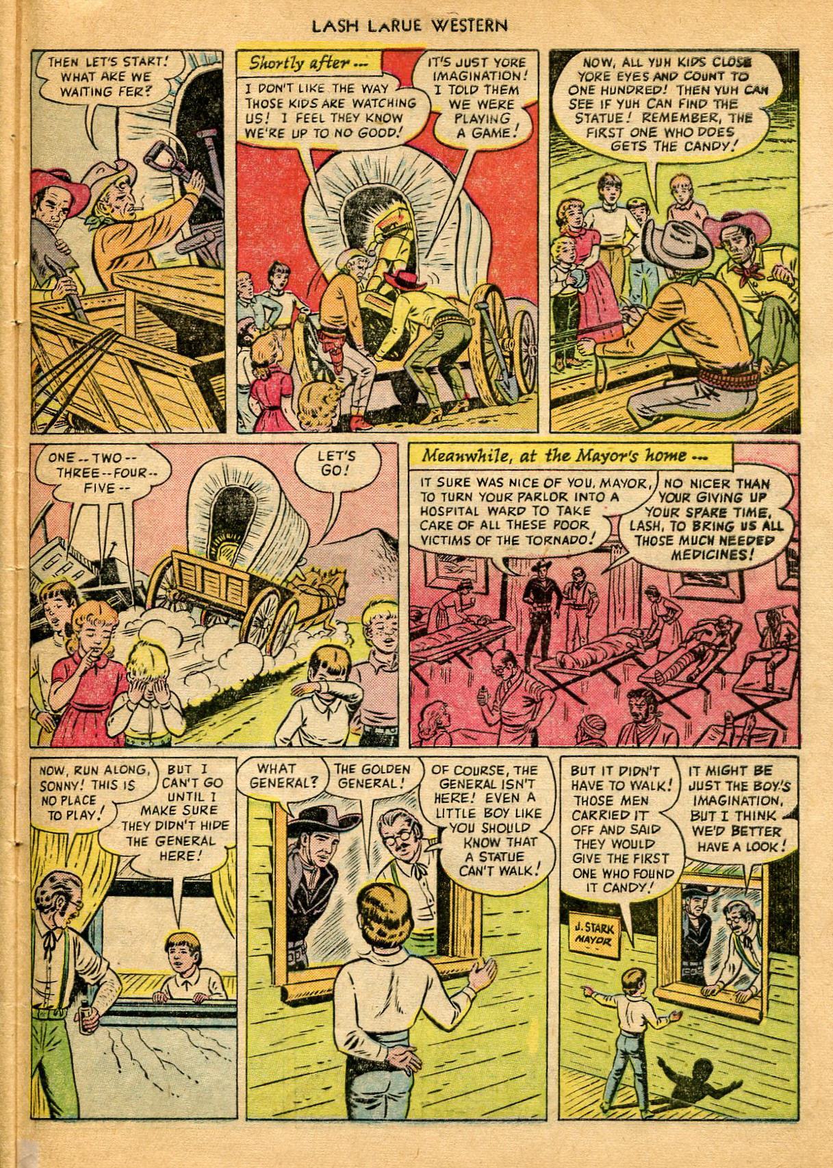 Read online Lash Larue Western (1949) comic -  Issue #9 - 29