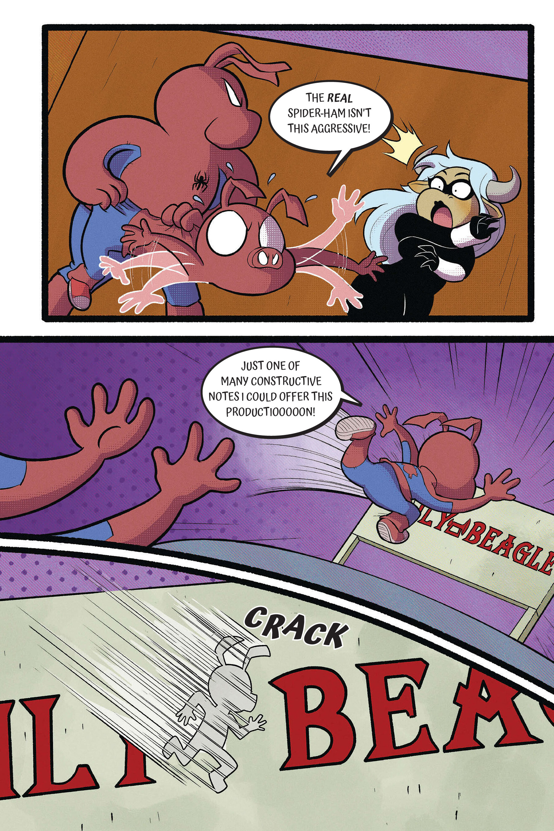 Read online Spider-Ham: Hollywood May-Ham comic -  Issue # TPB - 37