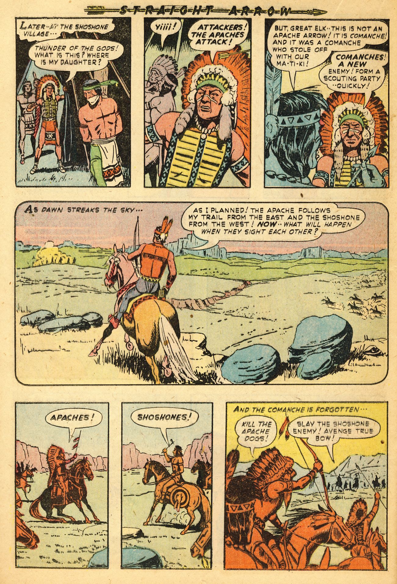Read online Straight Arrow comic -  Issue #14 - 16