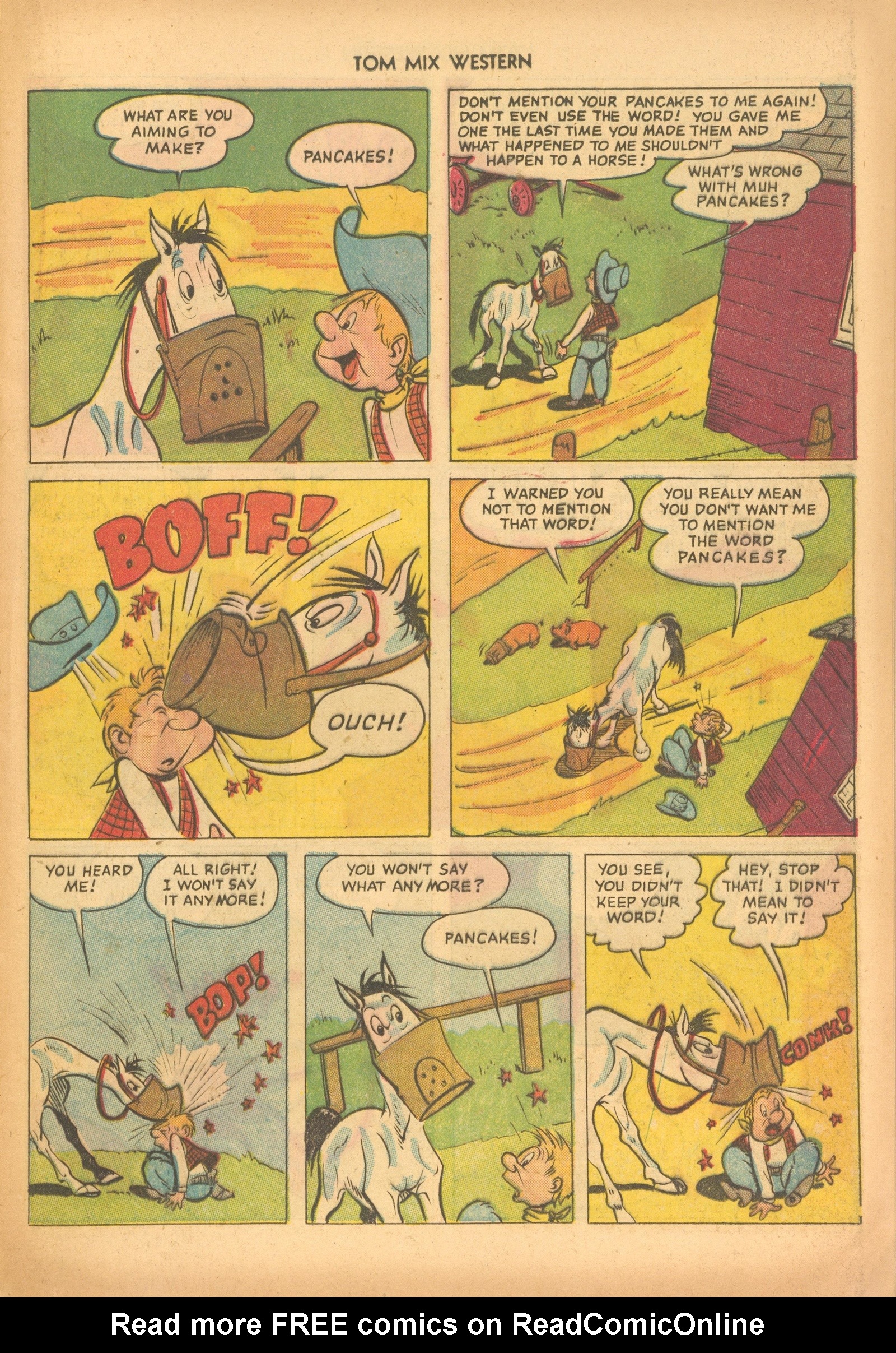 Read online Tom Mix Western (1948) comic -  Issue #53 - 13