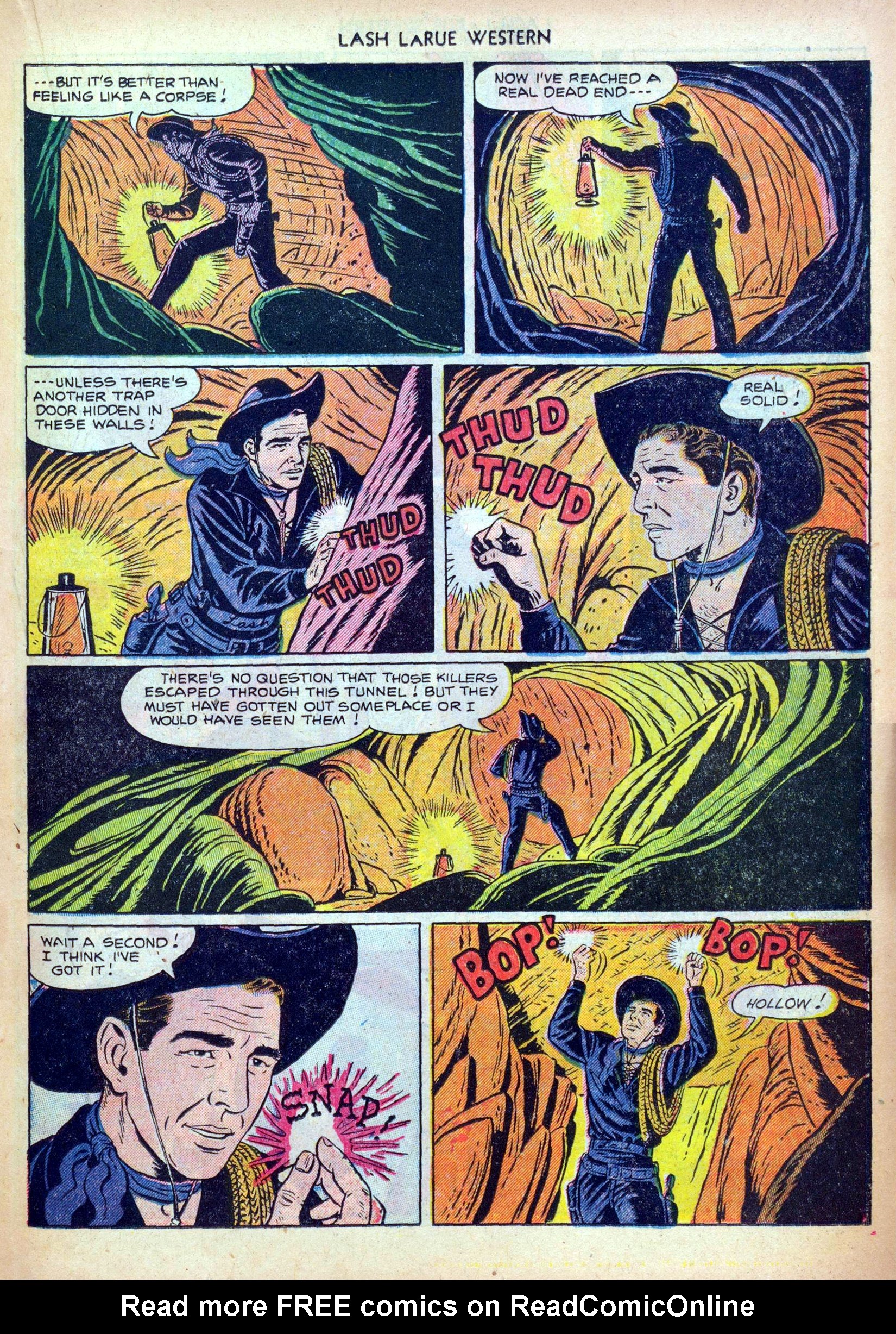 Read online Lash Larue Western (1949) comic -  Issue #28 - 19