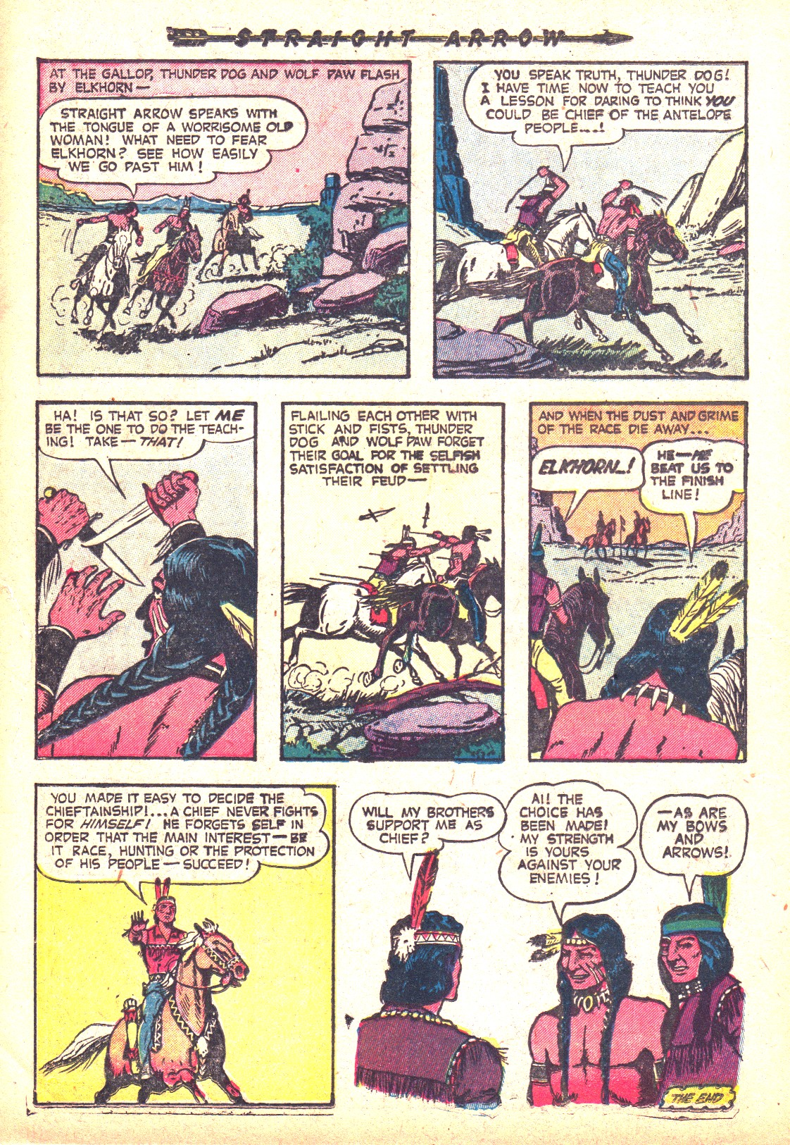 Read online Straight Arrow comic -  Issue #26 - 10