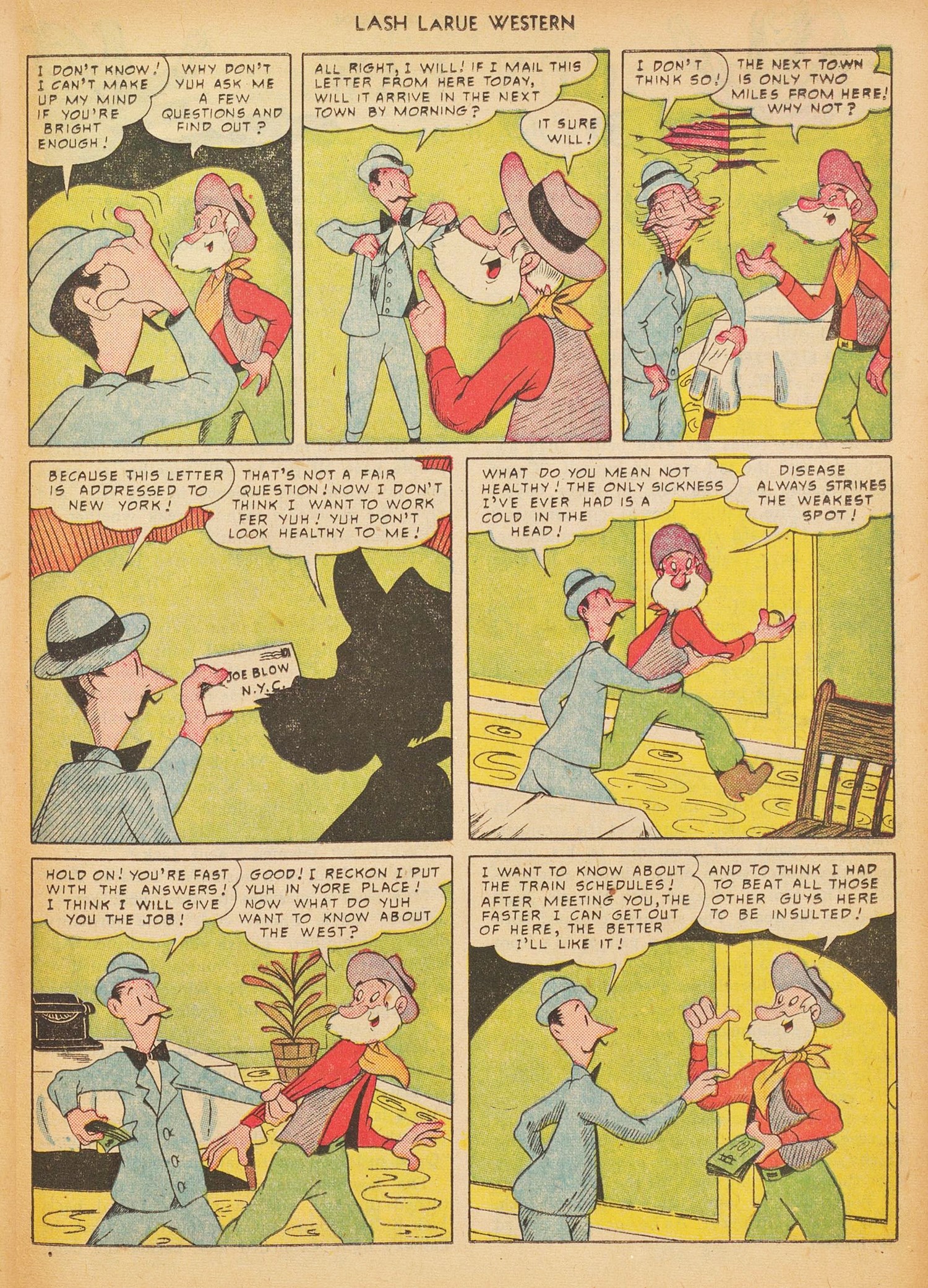 Read online Lash Larue Western (1949) comic -  Issue #17 - 21