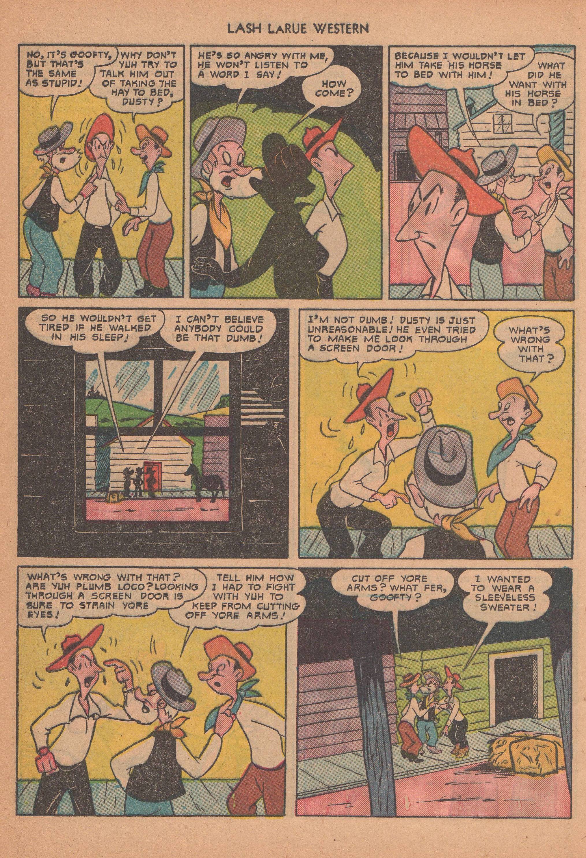 Read online Lash Larue Western (1949) comic -  Issue #14 - 41