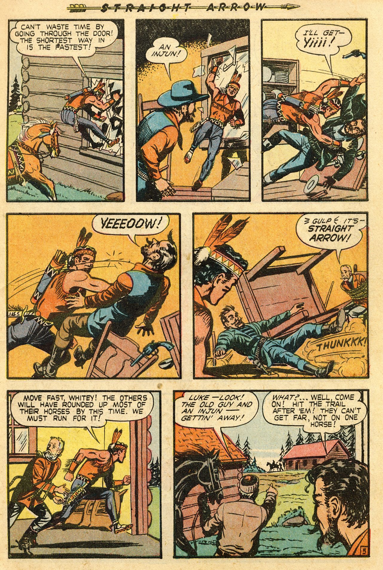 Read online Straight Arrow comic -  Issue #8 - 7